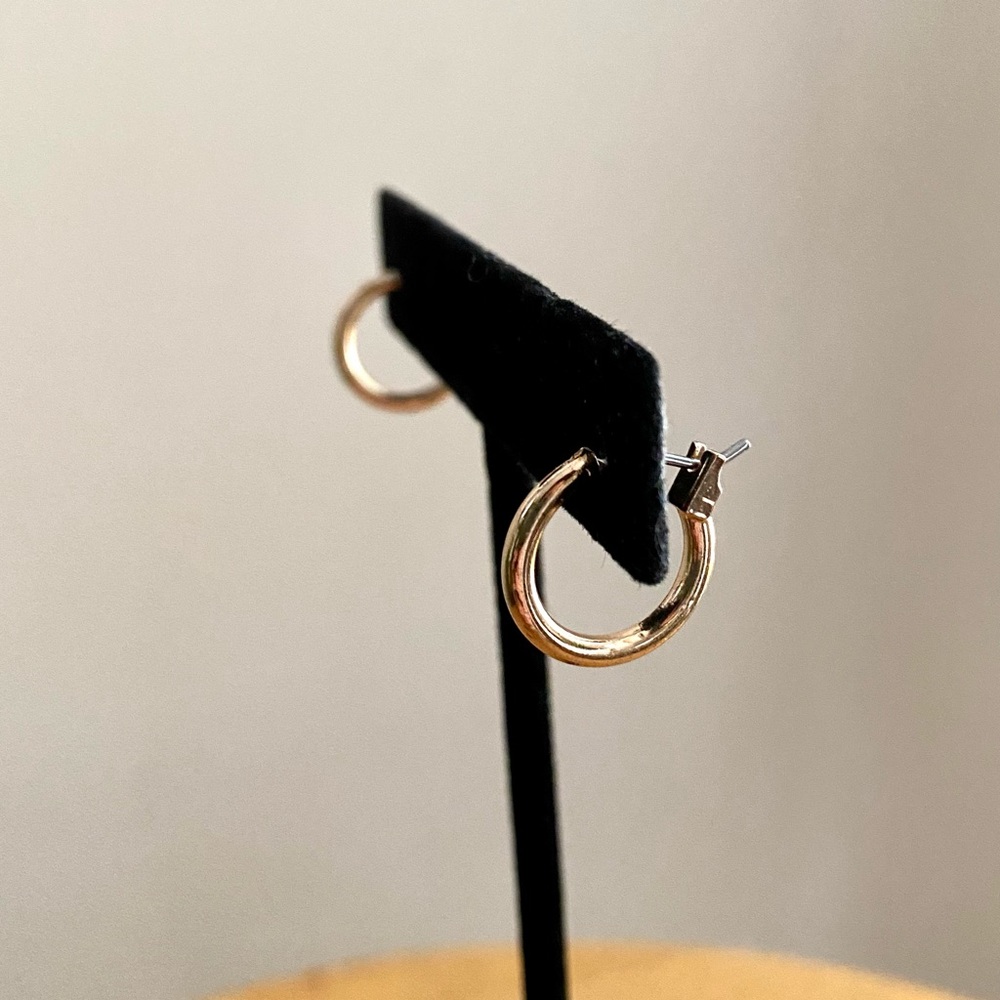 Baby hoop Minimal Earrings Pair